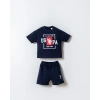 U.S.POLO ASSN.ERKEK BEBEK ŞORT T-SHIRT TAKIM - LACİVERT