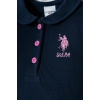 U.S POLO ASSN. KIZ BEBEK PİKE ELBİSE - LACİVERT