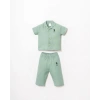U.S.POLO ERKEK BEBEK GÖMLEK PİJAMA TAKIMI - MİNT