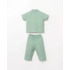 U.S.POLO ERKEK BEBEK GÖMLEK PİJAMA TAKIMI - MİNT