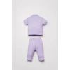 U.S POLO ASSN. KIZ BEBEK GÖMLEK PİJAMA TAKIM - K.LİLA