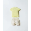U.S POLO ASSN. KIZ BEBEK ŞORT T-SHIRT TAKIM - Sarı