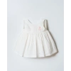 U.S POLO ASSN. KIZ BEBEK DANTEL ELBİSE - Beyaz