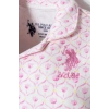U.S POLO ASSN. KIZ BEBEK GÖMLEK PİJAMA TAKIM - EKRU