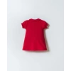U.S POLO ASSN. KIZ BEBEK PİKE ELBİSE - KIRMIZI
