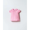 U.S POLO ASSN. KIZ BEBEK PİKE ELBİSE - PEMBE