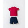 U.S.POLO ASSN. ERKEK BEBEK ŞORT T-SHIRT TAKIM - KIRMIZI