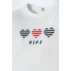 U.S POLO ASSN. KIZ BEBEK ŞORT T-SHIRT TAKIM - Beyaz