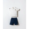 U.S.POLO ASSN. ERKEK BEBEK ŞORT T-SHIRT TAKIM - Beyaz