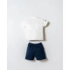 U.S.POLO ASSN. ERKEK BEBEK ŞORT T-SHIRT TAKIM - Beyaz