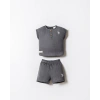U.S.POLO ASSN. ERKEK BEBEK ŞORT GÖMLEK TAKIM - K,GRİ