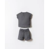 U.S.POLO ASSN. ERKEK BEBEK ŞORT GÖMLEK TAKIM - K,GRİ