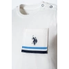 U.S.POLO ASSN. ERKEK BEBEK ŞORT T-SHIRT TAKIM - BEYAZ-LACİVERT