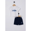 U.S POLO ASSN ERKEK BEBEK 2Lİ TAKIM - BEYAZ/MAVİ