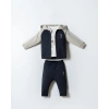U.S.POLO ASSN. ERKEK BEBEK 3 LÜ TAKIM - FÜME