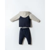 U.S.POLO ASSN. ERKEK BEBEK 3 LÜ TAKIM - FÜME