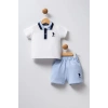 U.S POLO ASSN ERKEK BEBEK 2Lİ TAKIM - BEYAZ/MAVİ