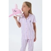 KIZ ÇOCUK PİJAMA TAKIM - PEMBE