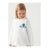 STITCH KIZ GARSON SWEAT - BEYAZ
