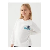 STITCH KIZ GARSON SWEAT - BEYAZ