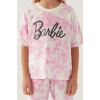 BARBIE KIZ ÇOCUK BERMUDA TAKIM - LAVANTA