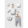U.S POLO ASSN ERKEK BEBEK HASTANE ÇIKIŞI 5Lİ SET - Beyaz