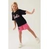 BARBIE KIZ ÇOCUK ŞORT TAKIM - SİYAH