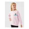 STITCH KIZ ÇOCUK SWEAT - TOZ PEMBE