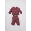 US.S.POLO ASSN. ERKEK BEBEK 2Lİ TAKIM - BORDO