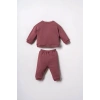 US.S.POLO ASSN. ERKEK BEBEK 2Lİ TAKIM - BORDO