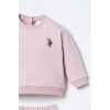 U.S.POLO ASSN. KIZ BEBEK 2Lİ TAKIM - PUDRA