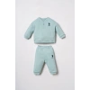 US.S.POLO ASSN. ERKEK BEBEK 2Lİ TAKIM - SU YEŞİLİ