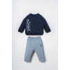 US.S.POLO ASSN. ERKEK BEBEK 2Lİ TAKIM - LACİVERT