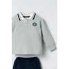 U.S.POLO ASSN. ERKEK BEBEK 2Lİ TAKIM - SU YEŞİLİ