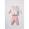 U.S.POLO ASSN. KIZ BEBEK 3LÜ TAKIM - EKRU