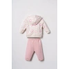 U.S.POLO ASSN. KIZ BEBEK 3LÜ TAKIM - EKRU