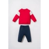 US.S.POLO ASSN. ERKEK BEBEK 2Lİ TAKIM - KIRMIZI