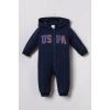 U.S.POLO ASSN. ERKEK BEBEK PATİKSİZ TULUM - LACİVERT