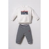 US.S.POLO ASSN. ERKEK BEBEK 2Lİ TAKIM - Beyaz