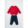 US.S.POLO ASSN. ERKEK BEBEK 2Lİ TAKIM - KIRMIZI