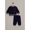 US POLO ERKEK BEBEK 2LI TAKIM - GRİ MELANJ