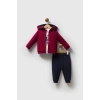 U.S.POLO ASSN ERKEK BEBEK 3 LÜ TAKIM - BORDO