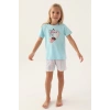 ARNETTA ANNE KIZ ŞORT TAKIM - AÇIK MAVİ