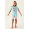 ARNETTA ANNE KIZ ŞORT TAKIM - AÇIK MAVİ