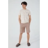 ARNETTA ERKEK BERMUDA TAKIM - BEJ