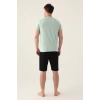 ARNETTA ERKEK BERMUDA TAKIM - SU YEŞİLİ