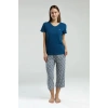 ARNETTA KADIN KAPRİ TAKIM - NAVY