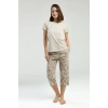 Arnetta Kadın Krem Kapri Takım