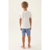 BABA OĞUL BERMUDA TAKIM - KREM