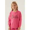 BARBIE KIZ GARSON SWEAT - AÇIK FUŞYA